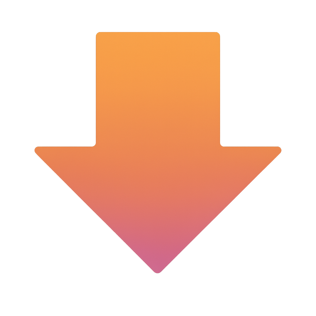 グラデーションの矢印